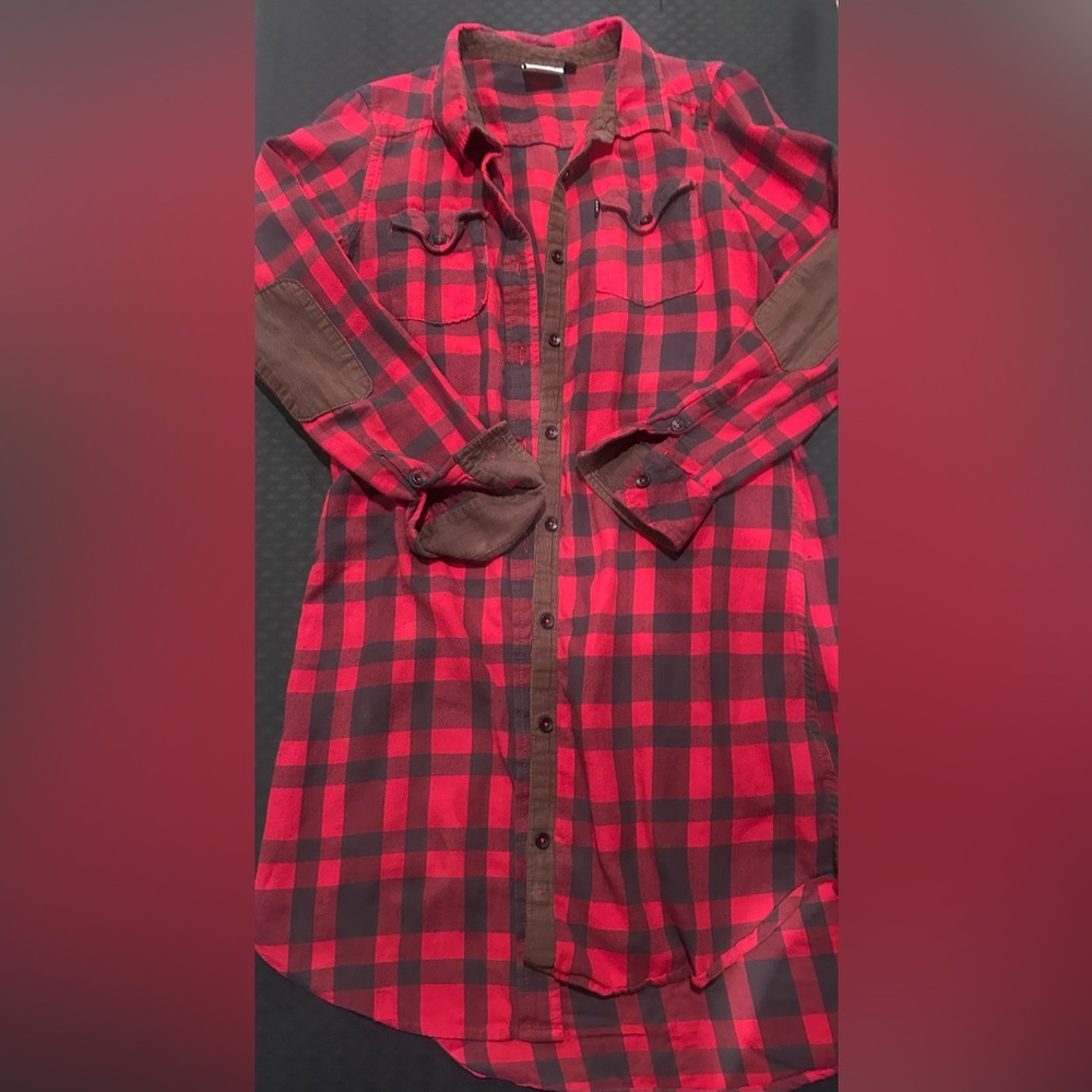 Kavu Jurnee Dress Red Plaid